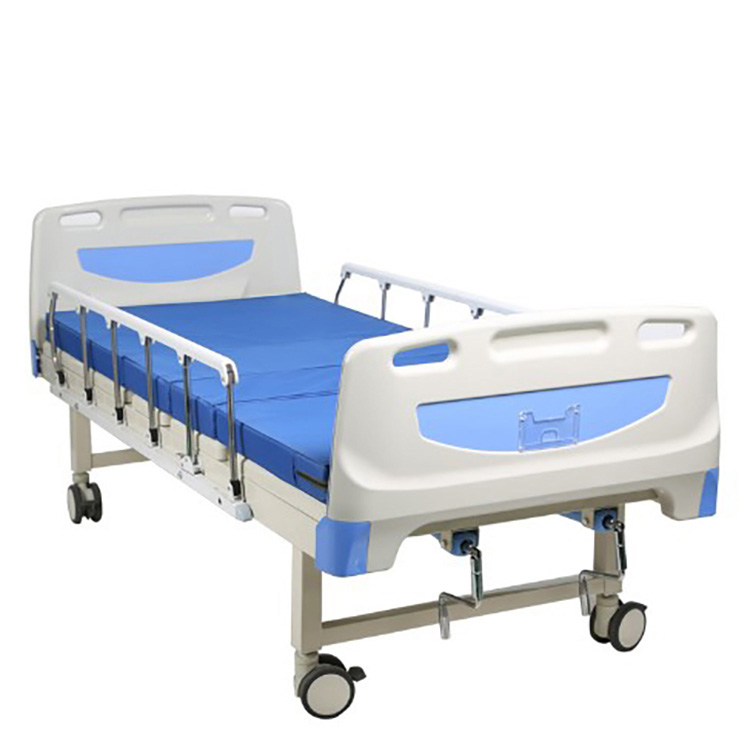 ABS Head Board Manual ສອງ Crank Hospital Bed ສໍາລັບຄລີນິກແລະໂຮງຫມໍ