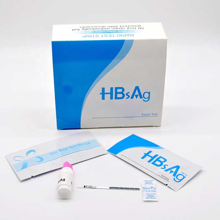 ຊຸດກວດພະຍາດຕັບອັກເສບ B Hbsag Antigen Rapid Test Strip