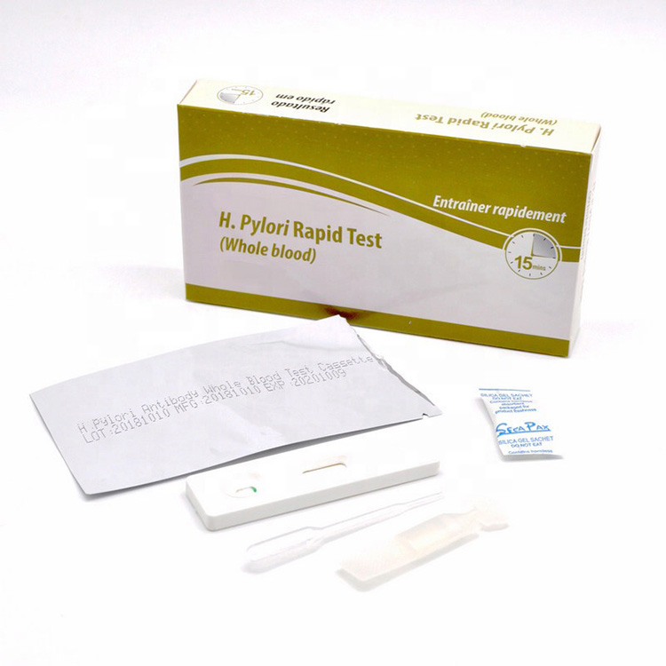 ແພດໝໍ H.pylori Rapid Test Kits Cassette