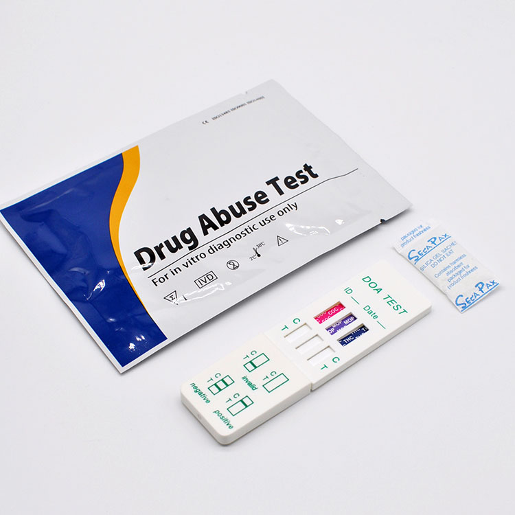 Multi Drug 3 In 1 Test Panel ຊຸດທົດສອບການລ່ວງລະເມີດຢາເສບຕິດ