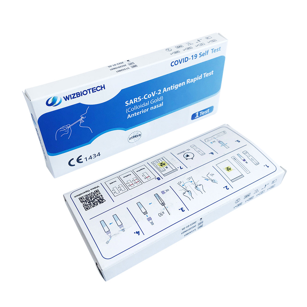 SARS-CoV-2 Antigen Rapid Test (Colloidal Gold) ສໍາລັບການທົດສອບຕົນເອງ